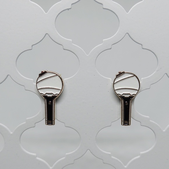 BTS Army Bomb Earrings - Picture 2 of 2